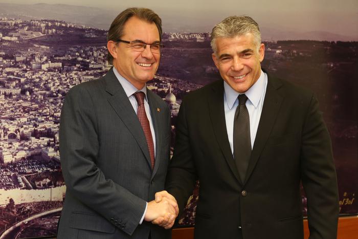 El president Mas s'ha reunit amb Yair Lapid, ministre de Finances israelià