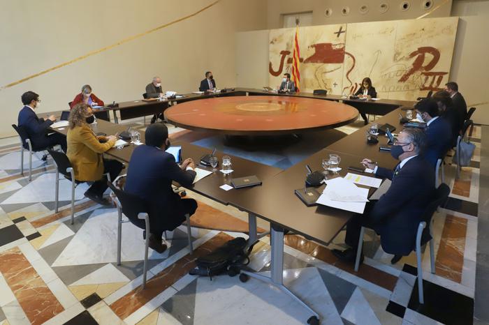 Fotografia de la reunió del Govern (Autor: R. Moreno)
