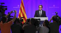 President Mas during the press conference (1) President Mas during the press conference (1)
