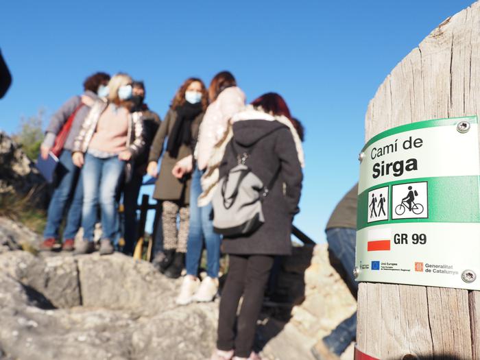 Visita al Camí de Sirga. Foto: Consell Comarcal de la Ribera d'Ebre / auberge.digital