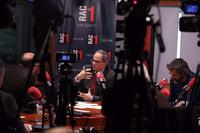 Photograph of President Torra during the interview 2