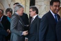 President Mas with Belgian Foreign Affairs Minister Didier Reynders