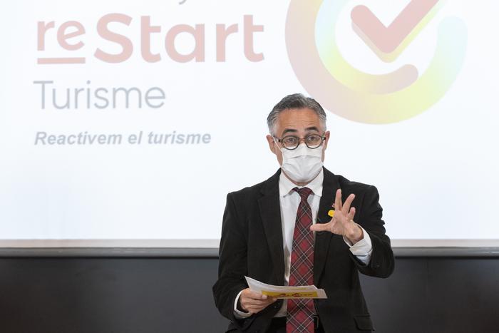 El conseller Tremosa en la presentació ReStart Catalunya