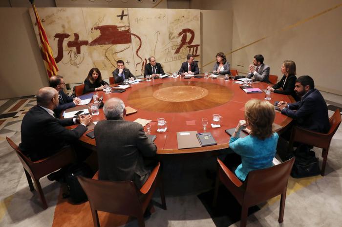 Foto de la reunió del Govern (Rubén Moreno)