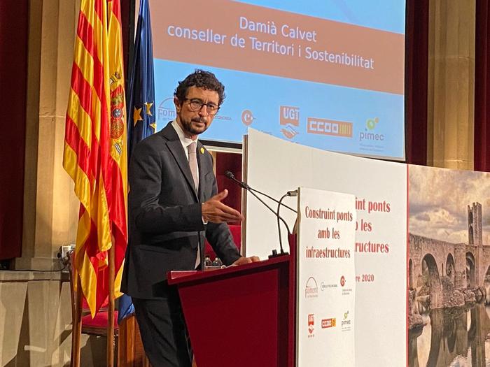 Minister of Territory and Sustainability Damià Calvet 
