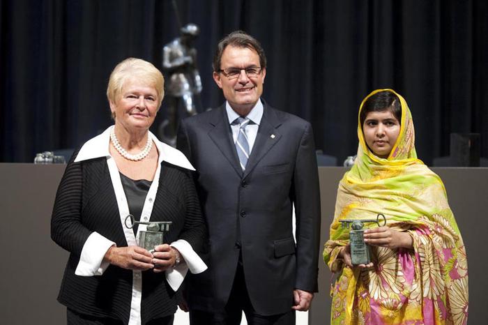 2013, President Mas, Gro H. Brundtland i Malala Yousafzai