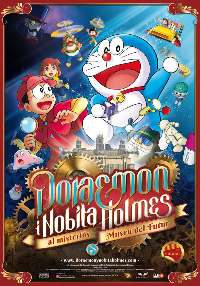 Cartell de 'Doraemon i Nobita Holmes al misteriós museu del futur'