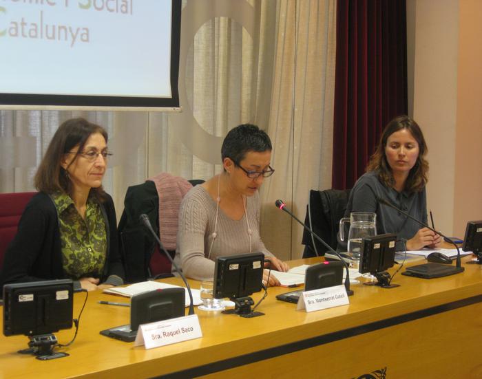 La presidenta de l'Institut Català de les Dones, Montse Gatell, ha inaugurat la jornada 
