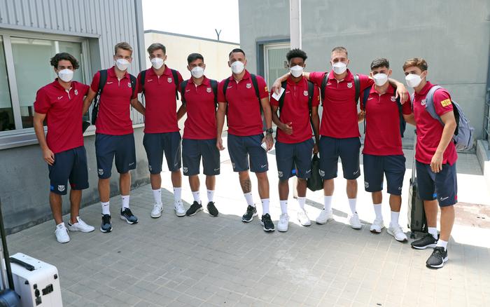 Jugadors del FC Barcelona en la seva pretemporada a Alemanya / Imatge cedida pel FC Barcelona