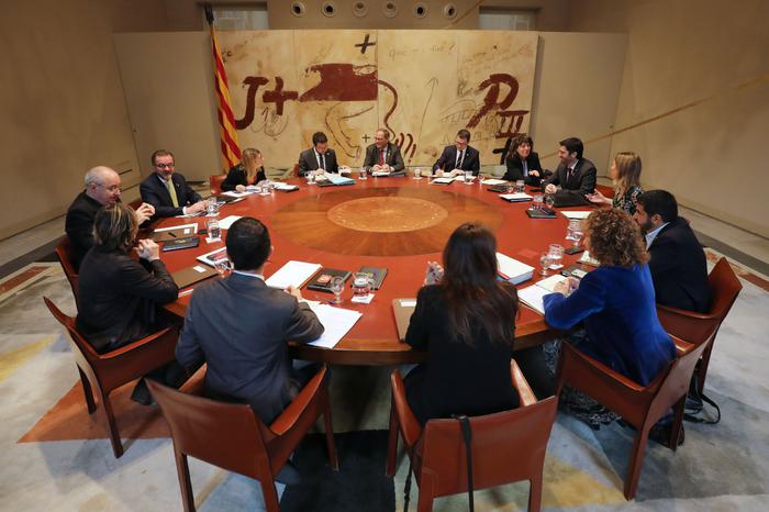 Foto de la reunió del Govern (Rubén Moreno)