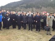President Mas visits the site of the accident President Mas visits the site of the accident
