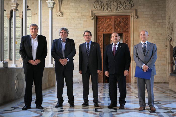 Reunió amb els alcaldes de Cornellà, Sant Boi, Viladecans i Gavà (1)