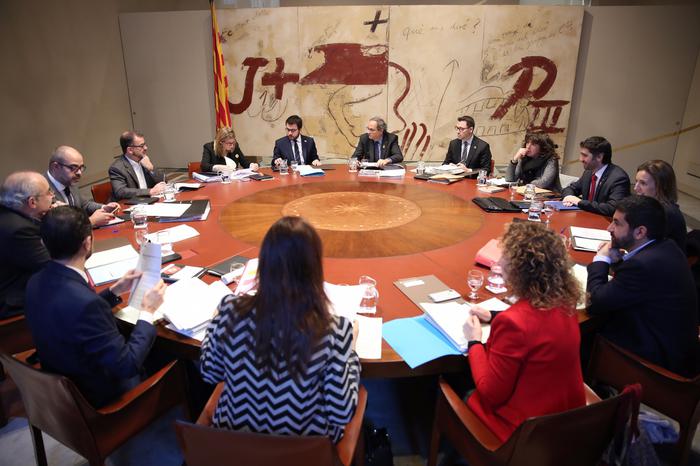 Foto de la reunió del Govern (Jordi Bedmar)