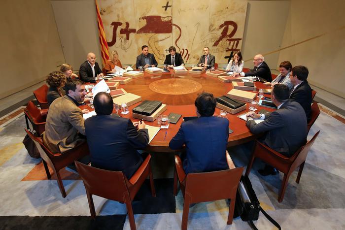 Fotografia reunió del Consell Executiu (Autori: Ruben Moreno) 