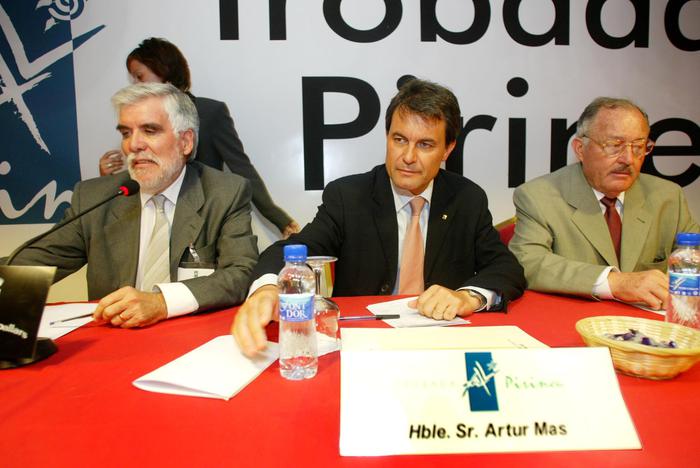 Fotografia d'Artur Mas a la clausura de la XIV edició de la Trobada al Pirineu