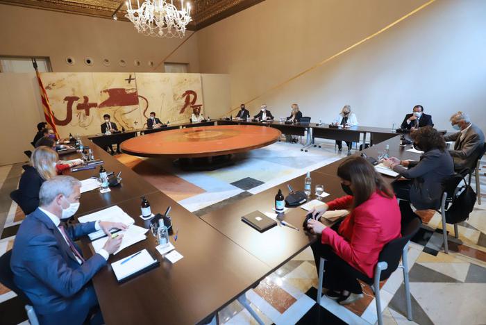 Foto de la reunió del Govern