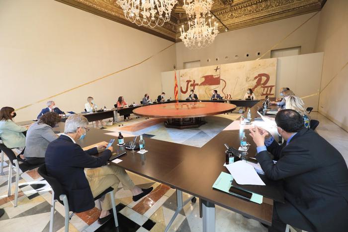 Foto de la reunió del Govern (Jordi Bedmar)