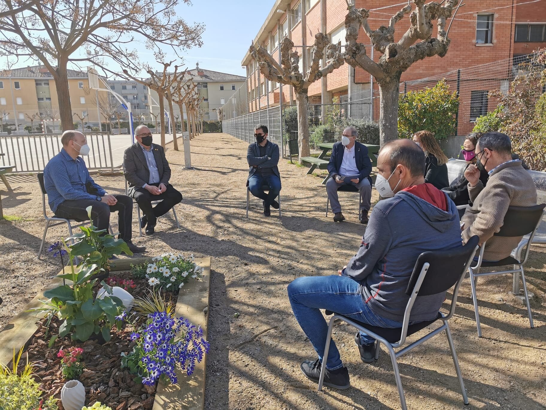 Visita a l'Institut La Bisbal