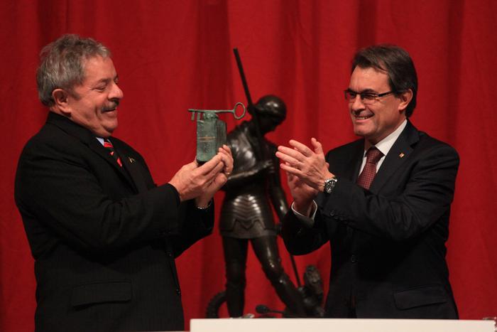2012, President Mas i Lula da Silva