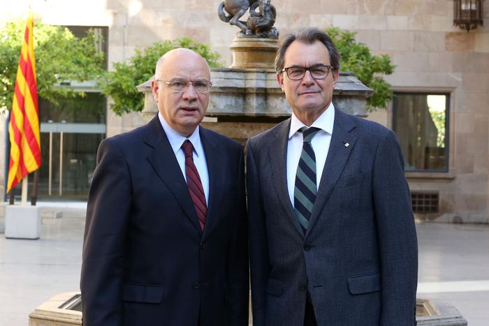 Ramon Font and President Mas