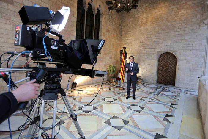 President Mas during Sant Jordi's Call 2015 (2)