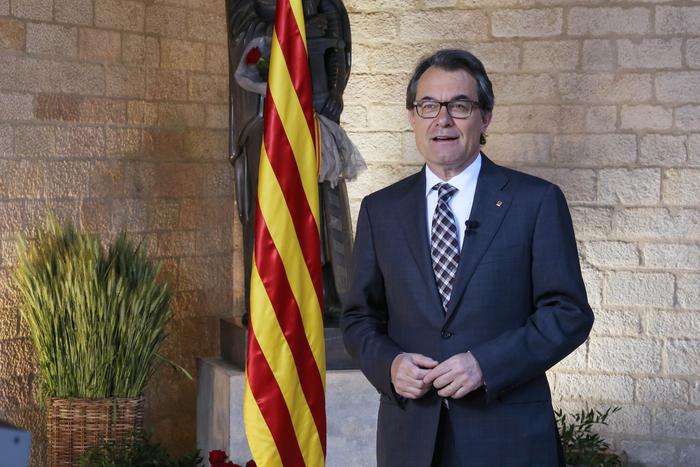 President Mas during Sant Jordi's Call 2015 (1)