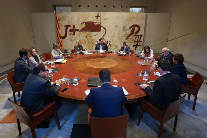 Fotografia reunió del Consell Executiu
