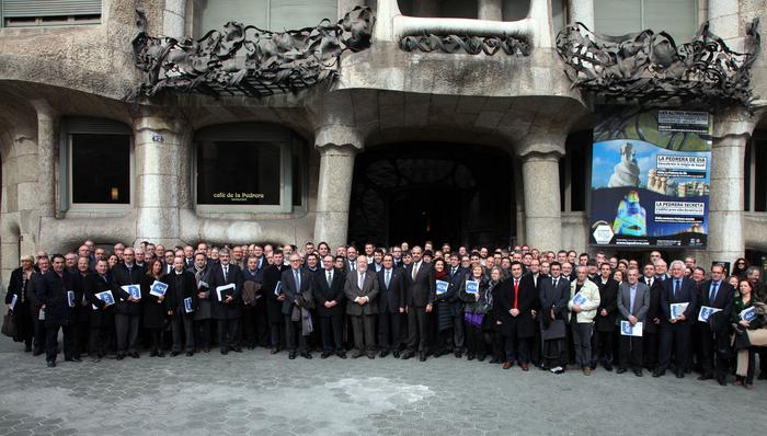 Fotografia: Els president i els participants a la 15a Assemblea Gral de l'ACM