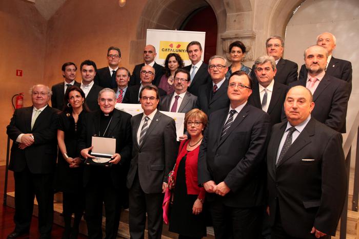 Premiats amb els Guardons del Turisme de Catalunya 2012
