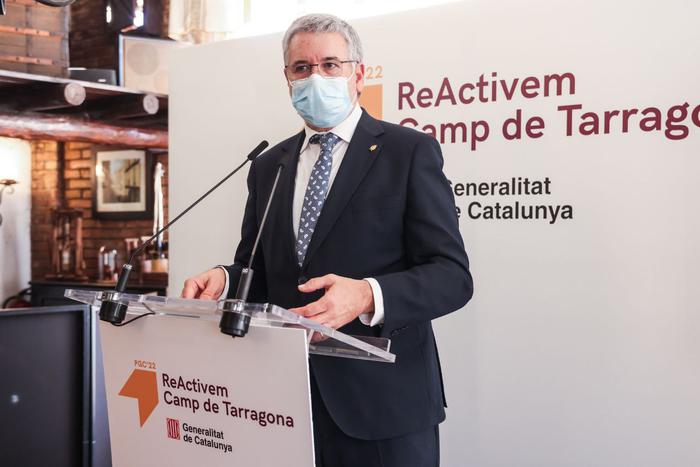 L'alcalde de Tarragona, Pau Ricomà, durant la presentació
