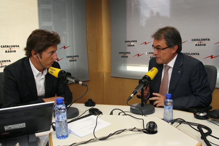 El president Mas entrevistat a Catalunya Ràdio