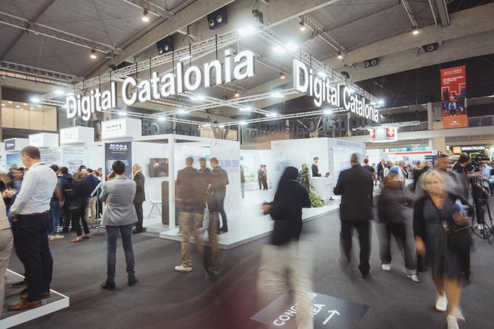 L'estand de la Generalitat de Catalunya a l'Smart City Expo.