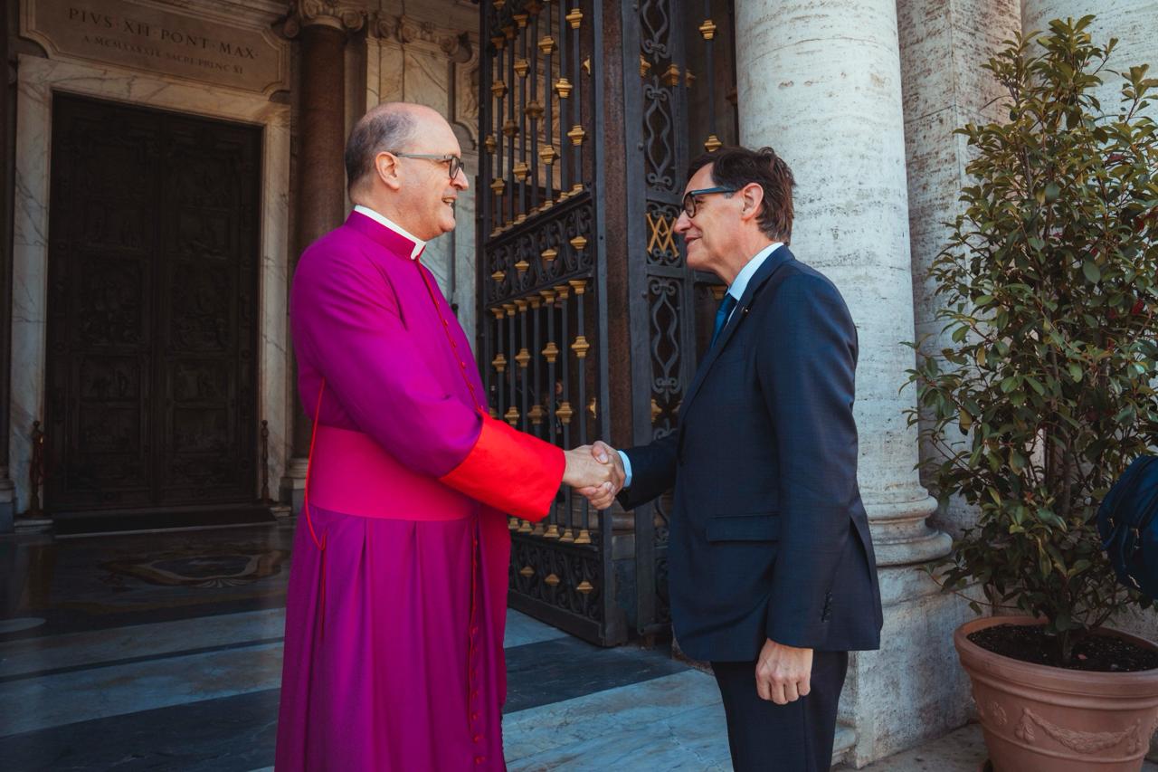 Visita a la tomba del Papa Francesc a la Basilica di Santa Maria Maggiore