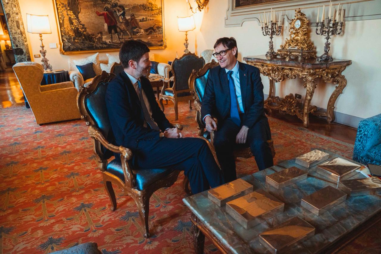 Reunió amb l'exministre de Sanitat d'Itàlia, Roberto Speranza