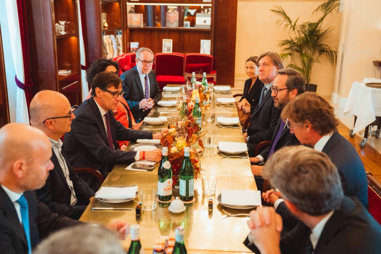 Trobada amb empresaris catalans establerts a Itàlia