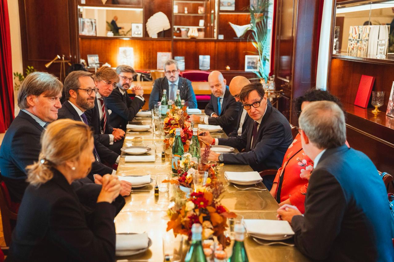 Trobada amb empresaris catalans establerts a Itàlia