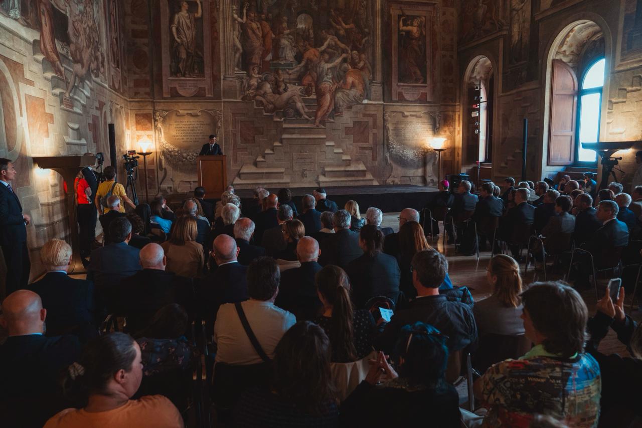 Inauguració de l'exposició 'Montserrat: un millennio, una contribuzione benedettina nella costruzione dell'Europa'