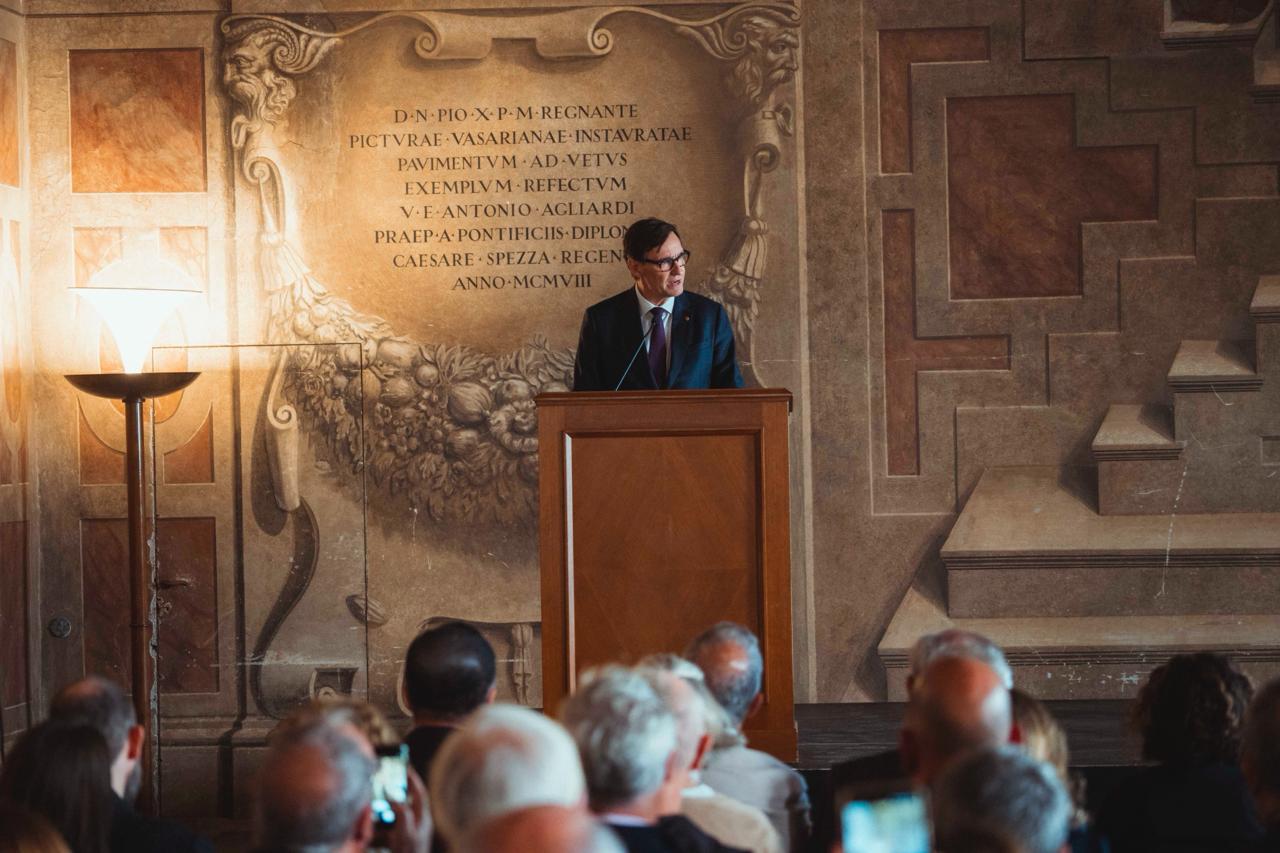 Inauguració de l'exposició 'Montserrat: un millennio, una contribuzione benedettina nella costruzione dell'Europa'