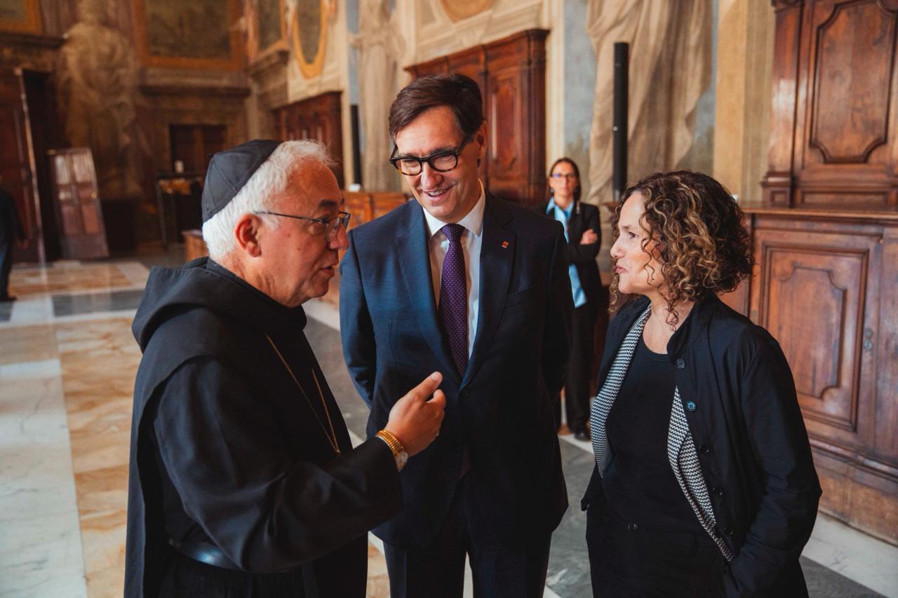 Inauguració de l'exposició 'Montserrat: un millennio, una contribuzione benedettina nella costruzione dell'Europa'