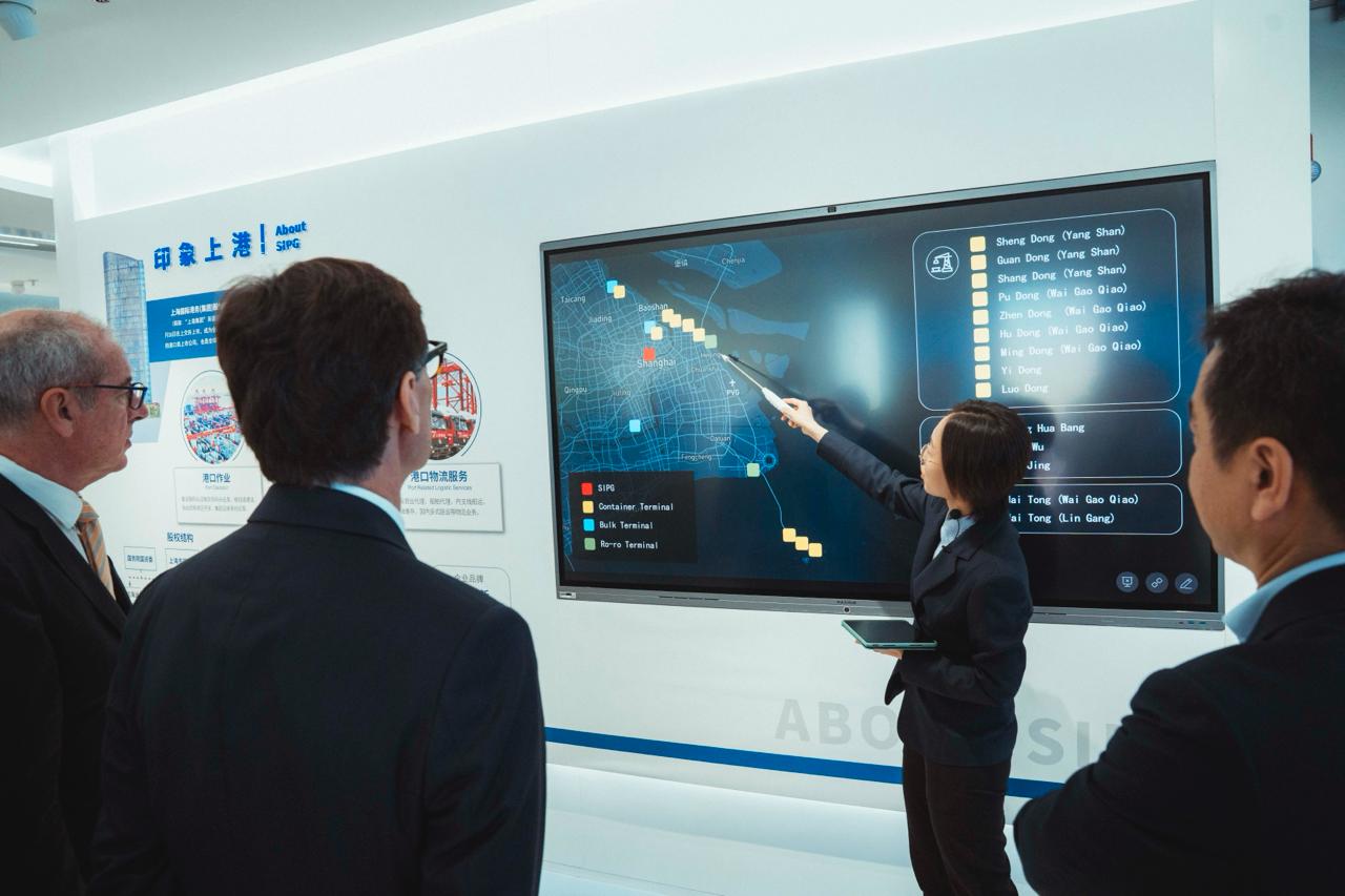 Reunió amb els responsables del Port de Shanghai