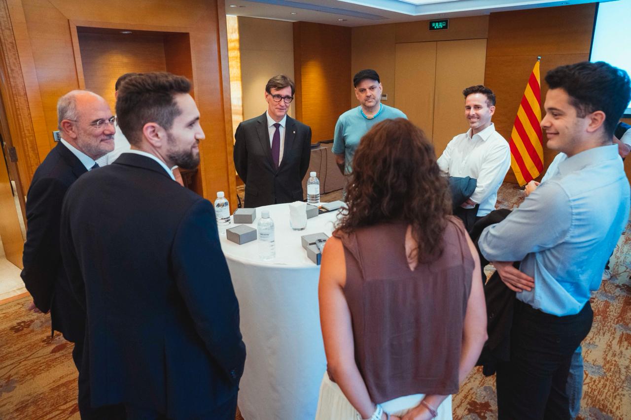 Trobada amb catalans residents a Shanghai