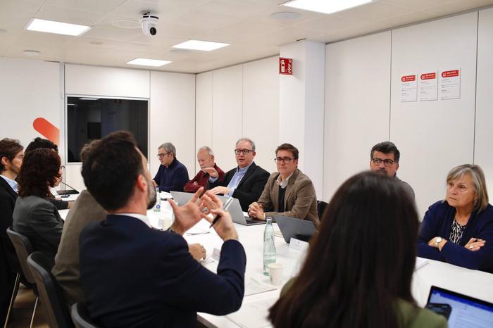 Reunió amb els representants de diverses entitats vinculades a la defensa i la promoció del català. 