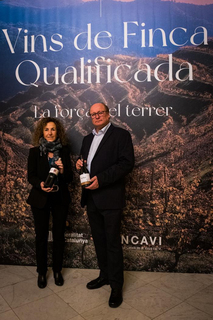 Foto dls propietaris del celler Olivardots i el celler Eudald Massana, elaboradors dels 2 nous vins de finca.