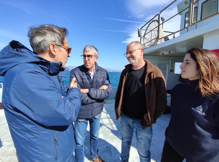 El director general de Política Marítima i Pesca Sostenible ha visitat les instal·lacions d'Acuidelta a l'Ametlla de Mar