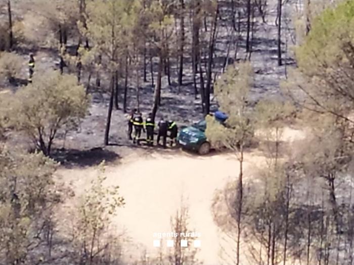 Imatge investigació incendis Agents Rurals 3