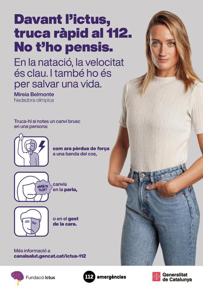 Imatge de la campanya protagonitzada per Mireia Belmonte