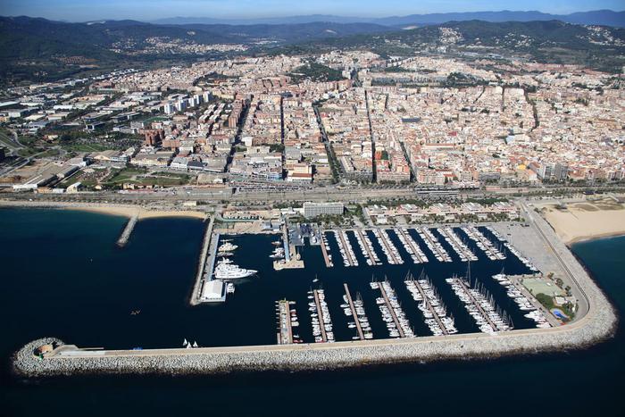 Foto. Port de Mataró.