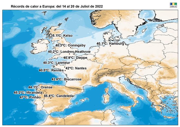 Mapa rècords Europa
