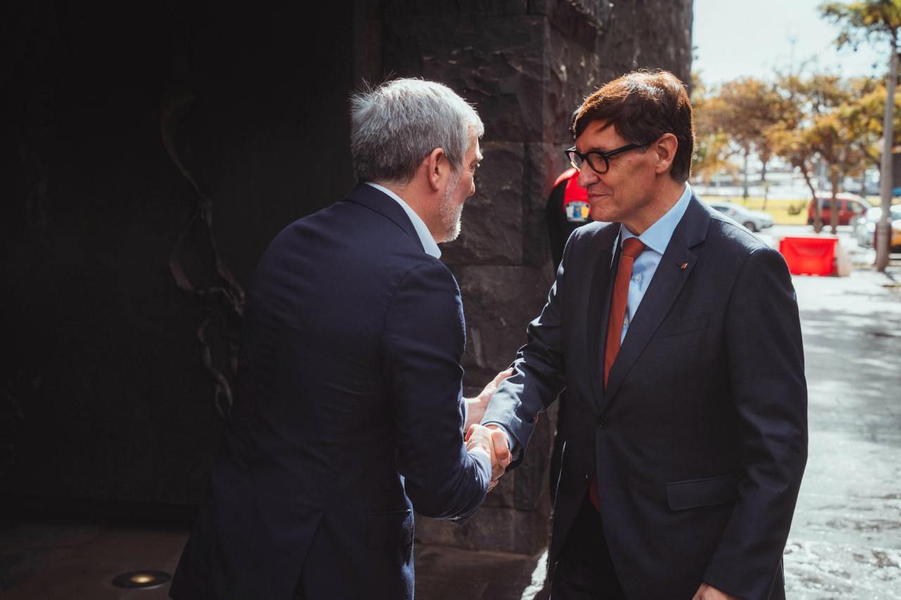 Trobada amb el president canari