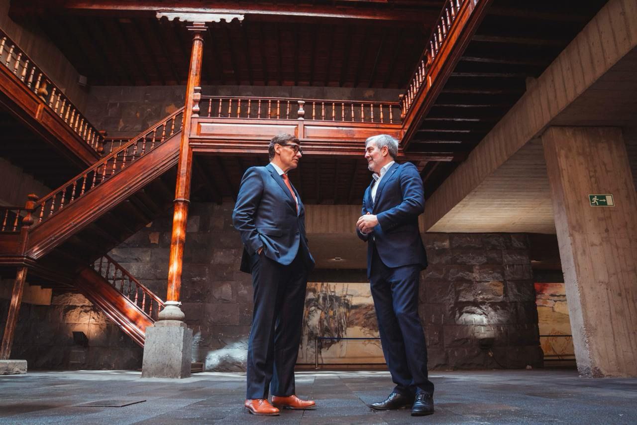 Reunió amb el president Clavijo